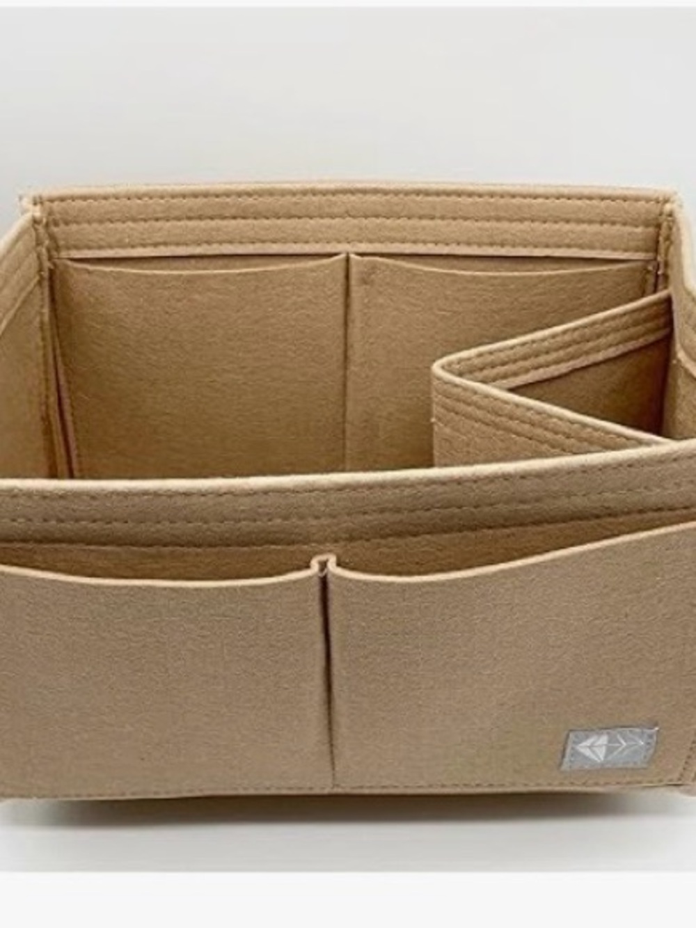 Tan Felt Purse Organizer Insert